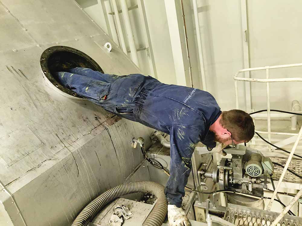 Marine boiler inspection