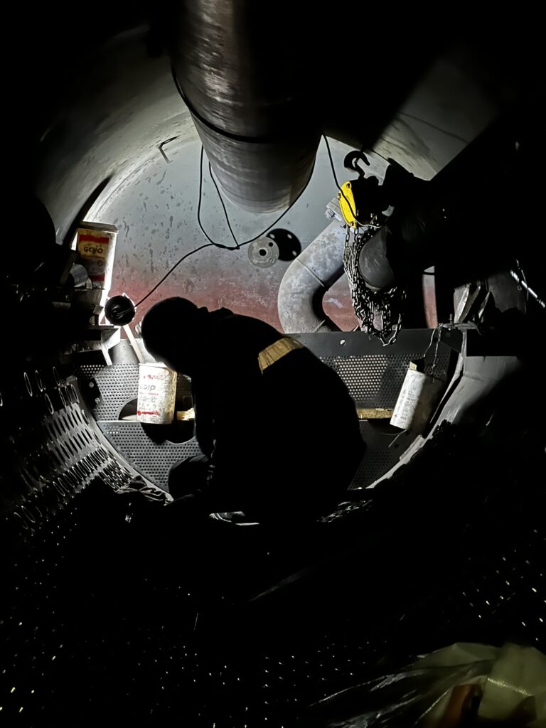 Marine boiler repair